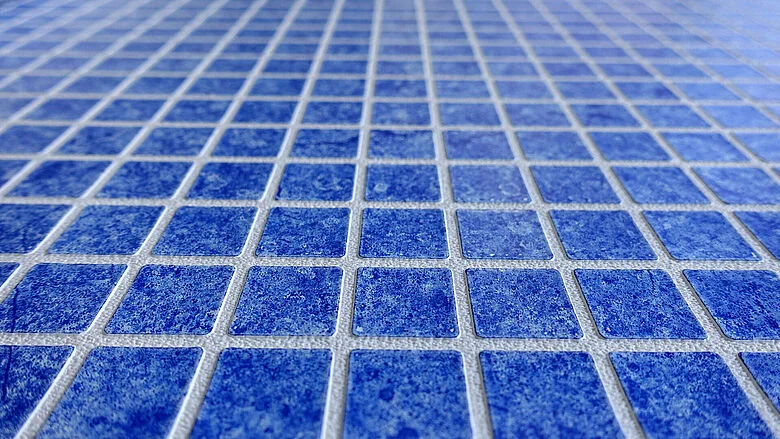 Ceramic Azul Lámina armada imitación gresite con textura 3D Azul
